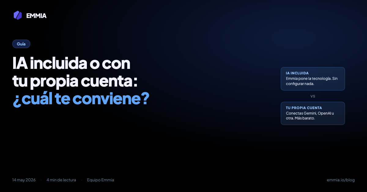 IA incluida o con tu propia cuenta: ¿cuál te conviene?
