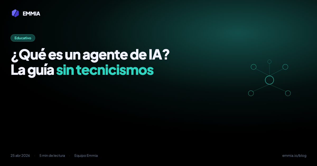 ¿Qué es un agente de IA? La guía sin tecnicismos